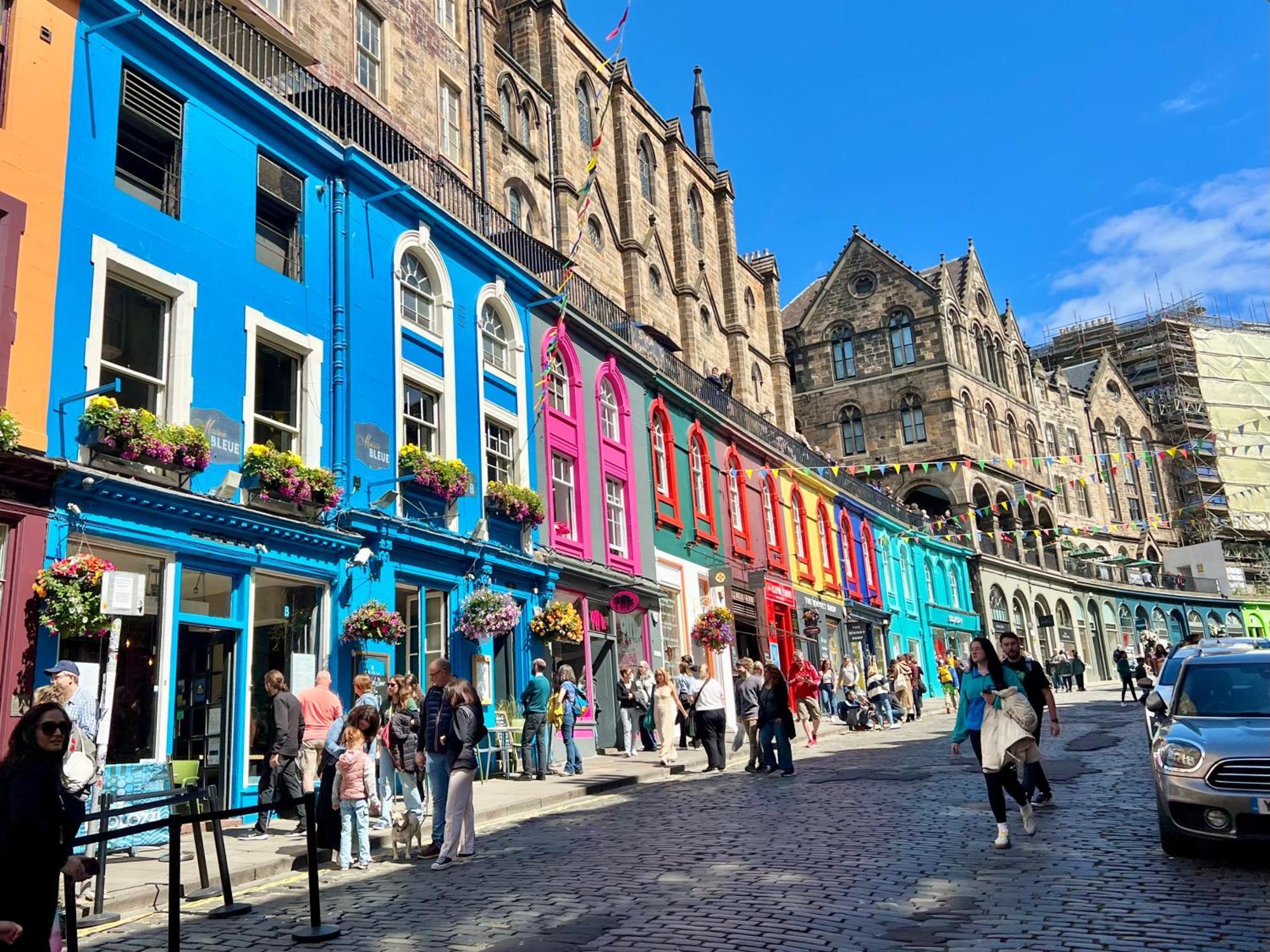 Bright Old Town City Centre Apartment Edinburg Exteriör bild